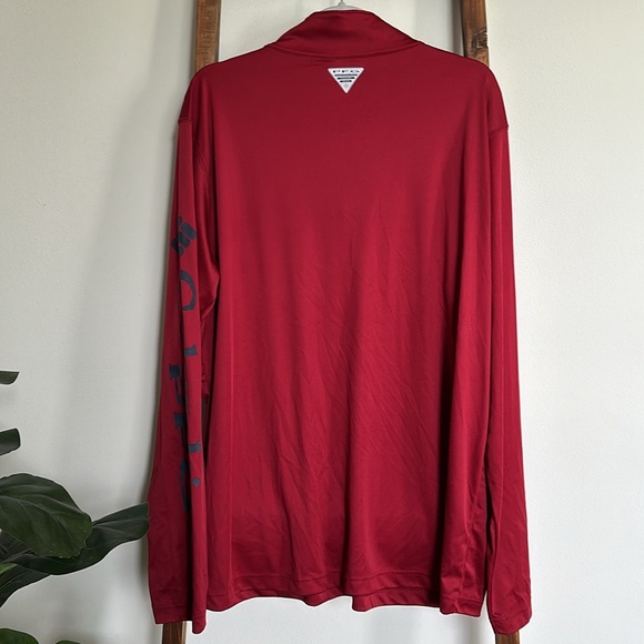 Columbia Men's PFG Terminal Tackle 1/4 Sleeve Zip Tee, Breathable, UV Protection - Picture 5 of 6